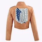 Chaqueta de аниме; Обувь для косплея по аниме атака на Титанов (Shingeki no chaqueta Kyojin, disfraz de la Legin Косплэй, abrigo de cualquier размер, alta ca