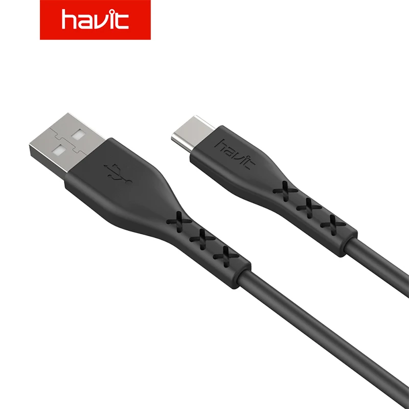 Кабель для зарядки Havit H68 с разъемом Type-C USB-кабель быстрой USB-C зарядное устройство