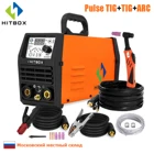 Сварочный аппарат HITBOX Tig TIG200P, импульсный дуговой функциональный сварочный аппарат TIG с цифровым управлением, сварочный аппарат Pulse Tig из нержавеющей стали