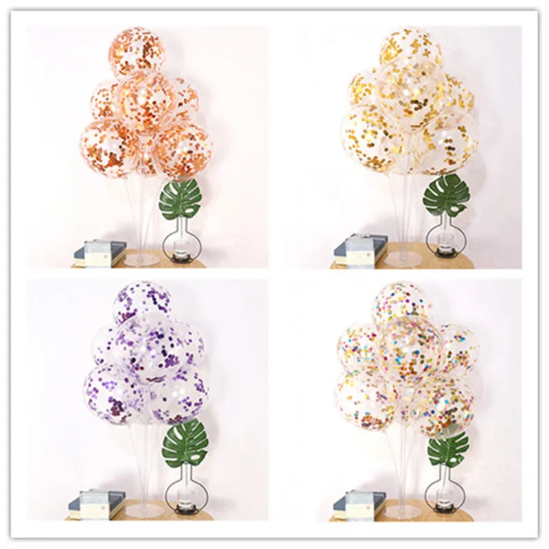 15 шт. прозрачный воздушный шар &quotКонфетти&quot гелий Baby Shower детский день рождения