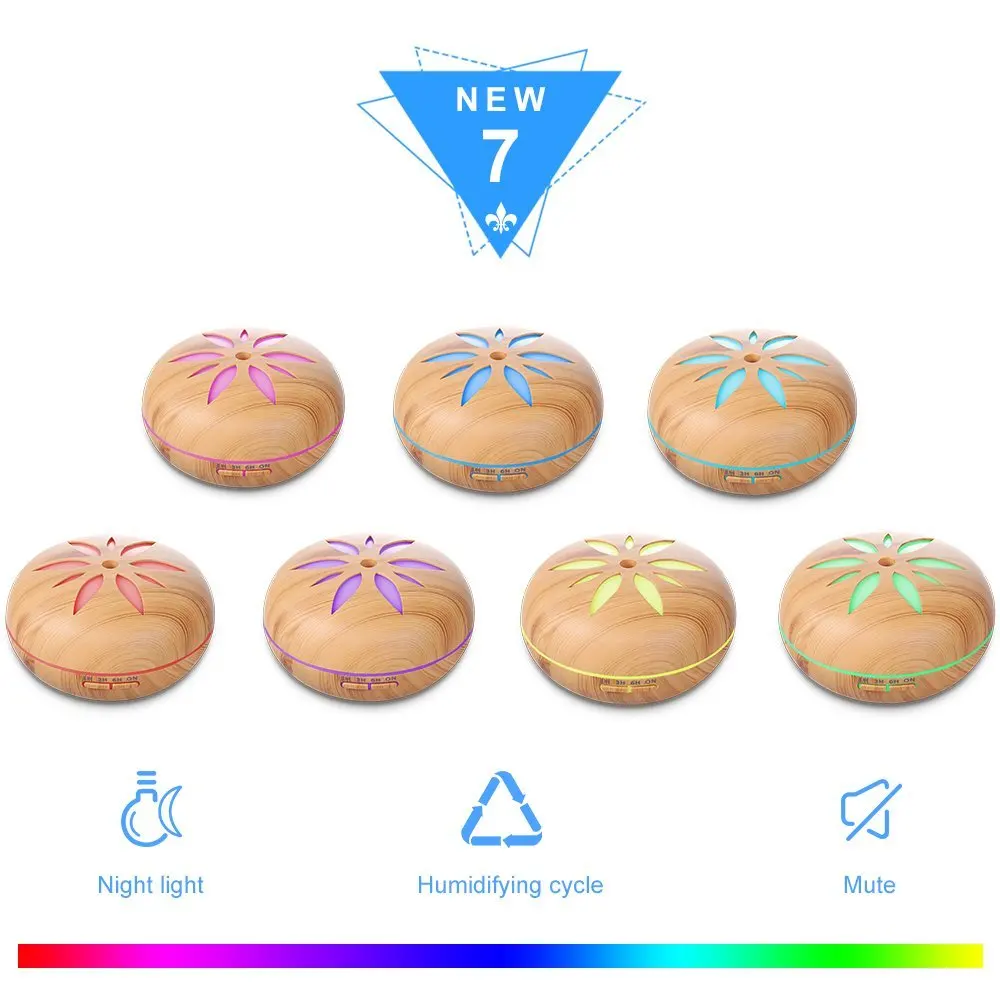 Аромадиффузор 550 мл диффузор эфирного масла Электрический ультразвуковой