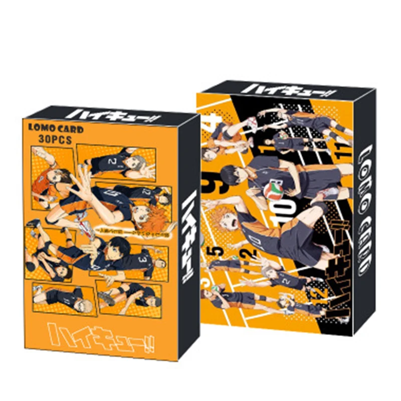 

30 Sheets/set Anime Haikyuu!!LOMO Cards Mini Poastcard High Quality Anime New Fashion Self Made PVC Photo Card