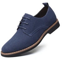 oxford shoes men new dress shoes fashion plus size classics brogue style man casual suede high qualtiy comfortable footwear