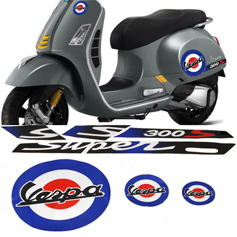 Светоотражающая наклейка для мотоцикла Piaggio Vespa GTS 300 | Автомобили и мотоциклы