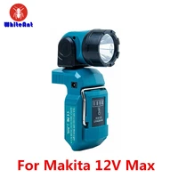 dcl510 led flashlight replacement for makita 12v max bl1015 bl1040 bl1016 ml106 cordless led handheld work light