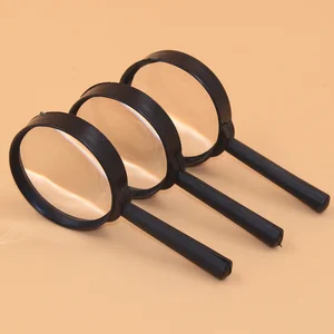 2 шт.компл. 5X Лупа для чтения инструмент ручное увеличительное стекло для идентификации чтения и т. д. стекло объектив для чтения es