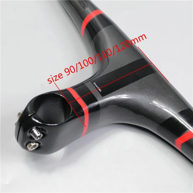 Руль из углеродного волокна для дорожного велосипеда EC90 изогнутый стержень