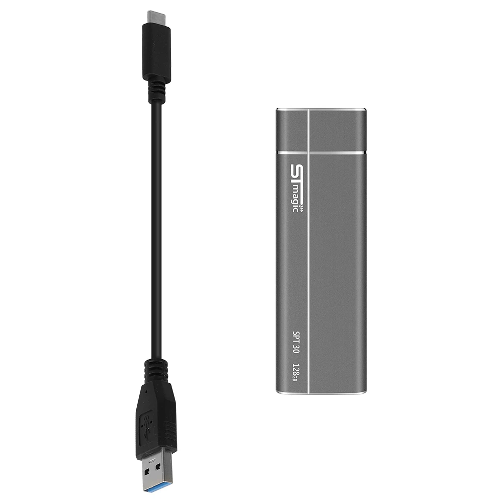 Stmagic Spt30 металлический Портативный SSD USB 3,1 128 ГБ 256 512 1 ТБ 2 ТБ внешний твердотельный накопитель для ноутбука проектор для мобильного телефона