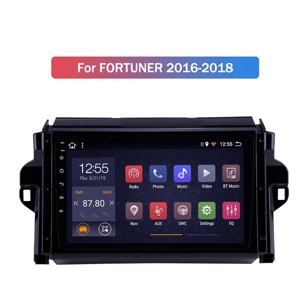 PX6 4G + 64G Android 9 &quotдля Toyota Fortuner 2 2015-2018 Автомобильная Радио мультимедийная система