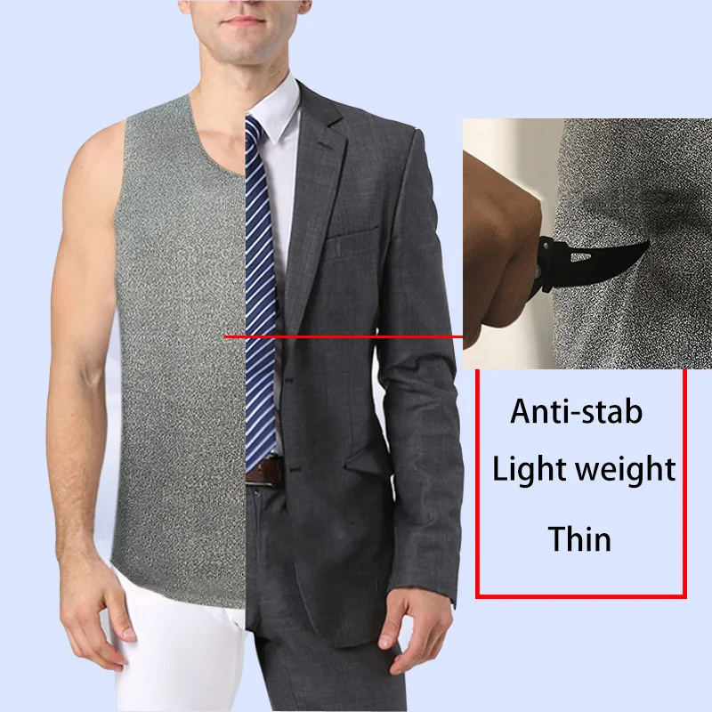 Мягкий устойчивый к ударам ножом жилет светильник защитой от ударов легкий вес