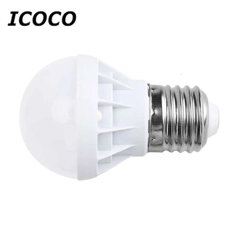 ICOCO, 3W, RGB светодиодный светильник, цветная лампа E27, разноцветная диммер, лампа для помещений, беспроводной пульт дистанционного управления, для рождественской вечеринки, свадьбы