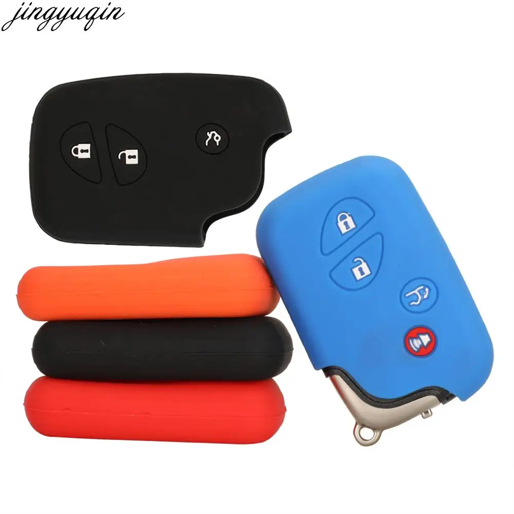 

Jingyuqin 15X 3/4 Buttons Remote Silicone Rubber Key Fob Cover Case For Lexus IS250 ES240 ES350 RX270 RX350 RX300 Keyless Holder