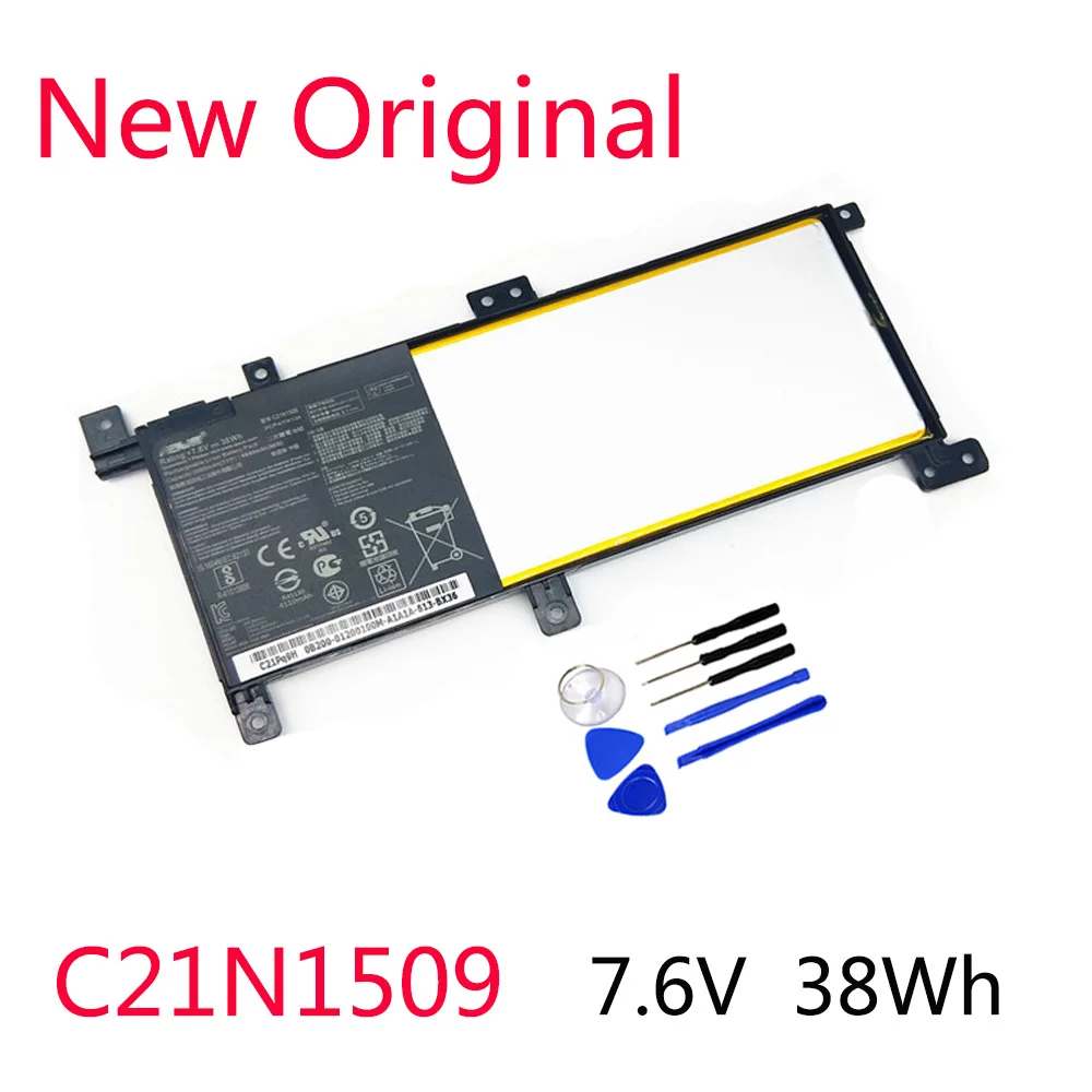 

New C21N1509 Laptop Battery For ASUS X556U X556UA X556UB X556UF X556UJ X556UQ X556UV A556U F556UA K556UA K556UV 7.6V 38WH