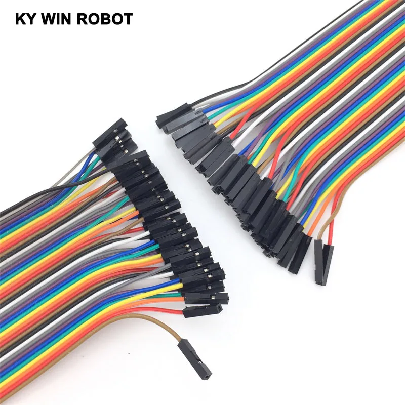 Перемычка для кабеля dupont 40 шт. перемычка линия гнездо 20 см 2 54 мм 1P набора arduino