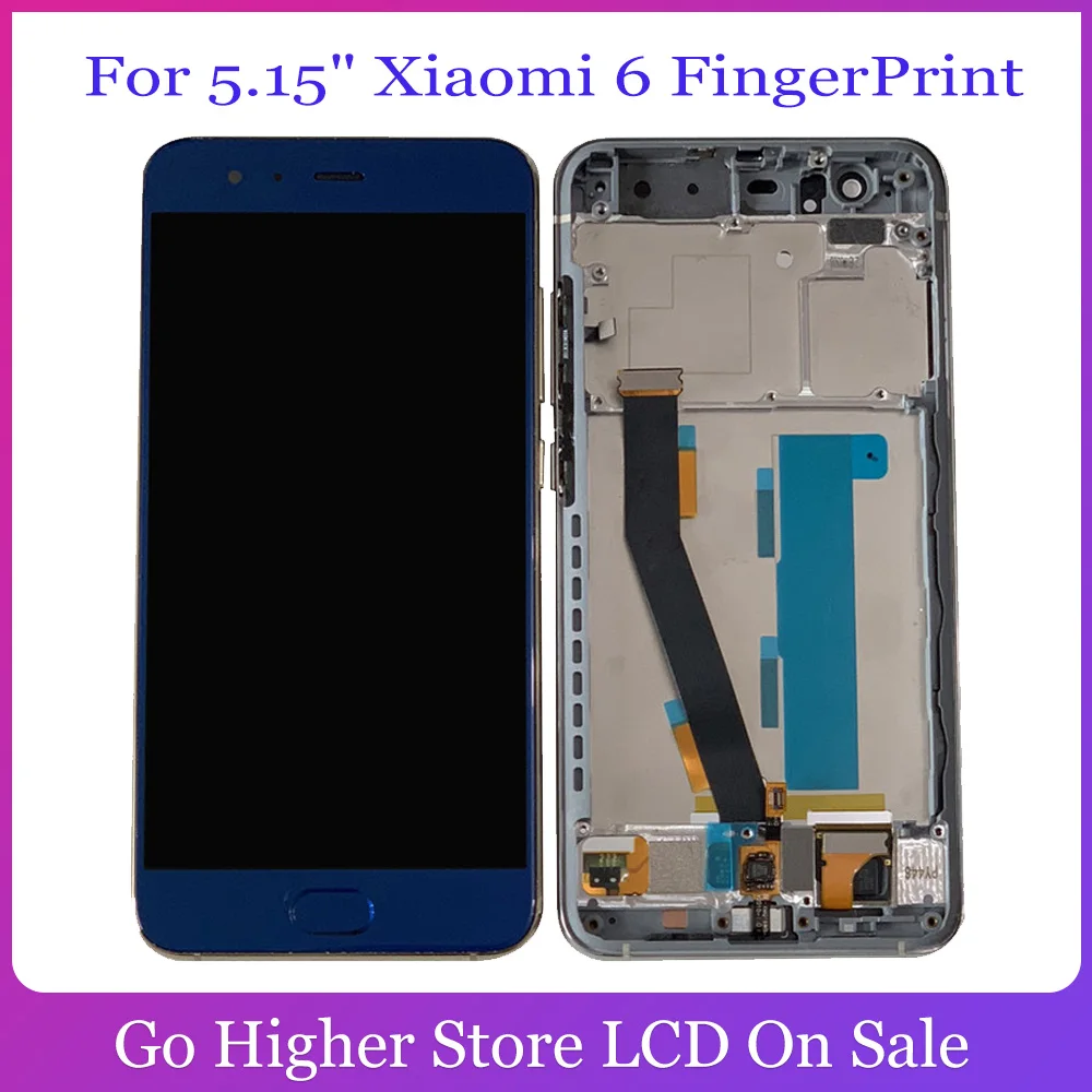 Без тормоза/с олеофобным покрытием для 5 15 &quotXiaomi 6 Mi Mi6 ЖК-дисплей сенсорный экран