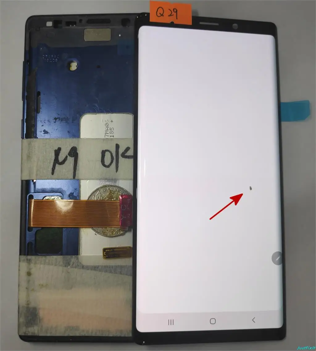 Q29 Для samsung Galaxy Note 9 N960 N960F N960D N960DS дефект ЖК-дисплей кодирующий преобразователь сенсорного экрана в сборе 6," Super Amoled - Цвет: Q29