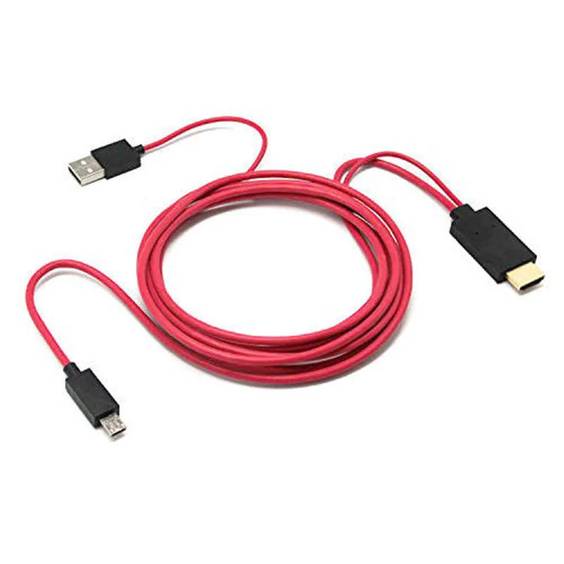 Универсальный адаптер для кабеля Micro USB 1080P HD TV телефонов Android кабель 2 м micro usb Huawei