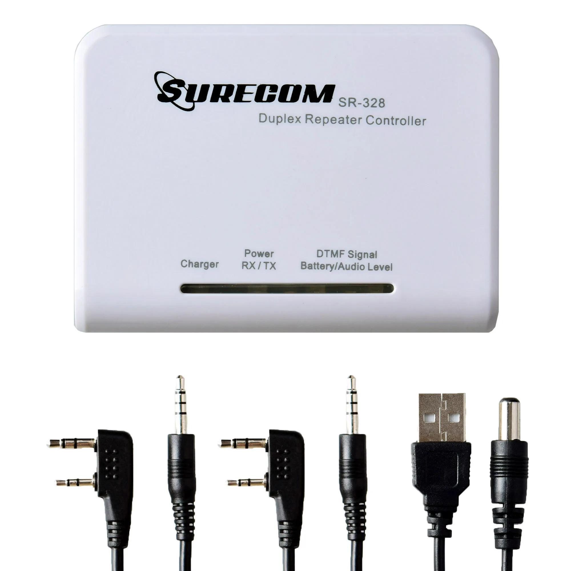 

Surecom SR-328 Two Way Duplex Repeater Controller with Radio Connect Cable Radio Range Extender for All Walkie Talkie