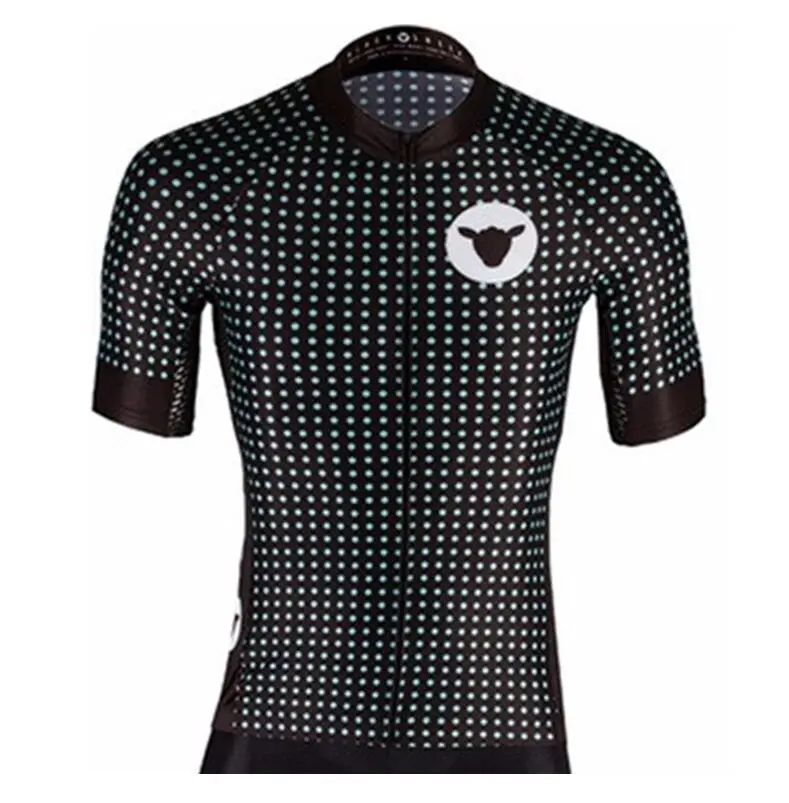 Cycling Jersey Команда Black sheep Ограниченная серия Джерси для велоспорта короткий рукав велосипед рубашка и гелевая подкладка нагрудник шорты Tuta da ciclismo 1 orde - Цвет: Cycling Jersey