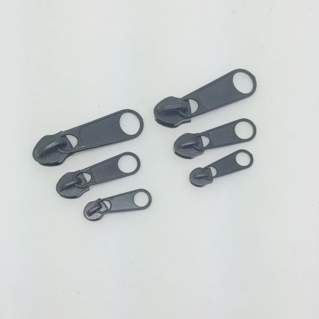 6 шт. комплект для ремонта молнии ползунки на застежки подходят нейлоновой 3