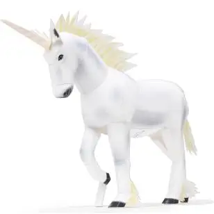 

3D Paper Model Fictitious Animal Unicorn DIY Manual Work Fancy Toy for Children Gift