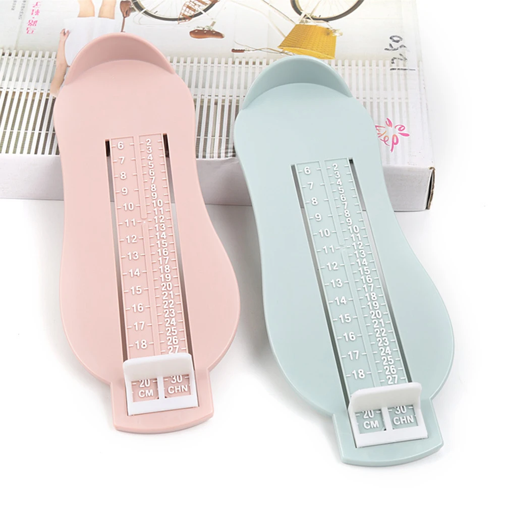 

1pc Plastic Kids Foot Measuring Gauge Measure Baby Nail Care Infant Foot Ruler Kids Foot Length Calculator Baby Nail Care