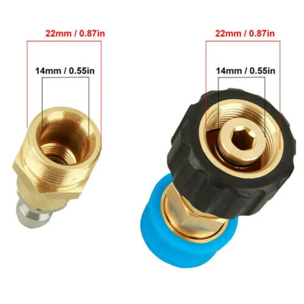 

Адаптер для очистки давления M22 Quick 1/4-inch 280bar 4000psi