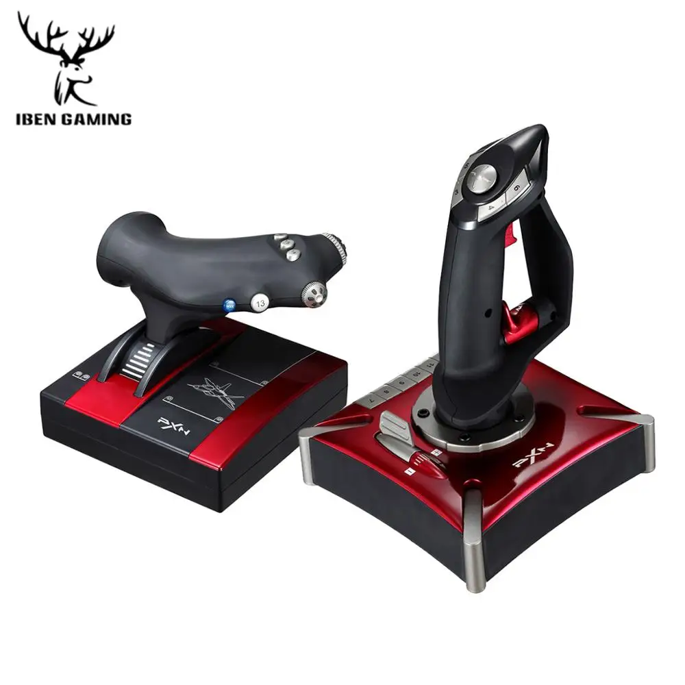 PXN-2119II джойстик USB симулятор Контроллер полета джойстик геймпад игровой контроллер двойная вибрация для ПК