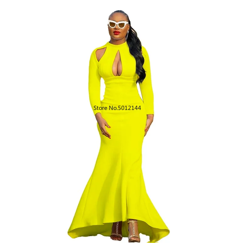 В африканском стиле годе юбка рыбка средней длины платья для женщин в Вечерние