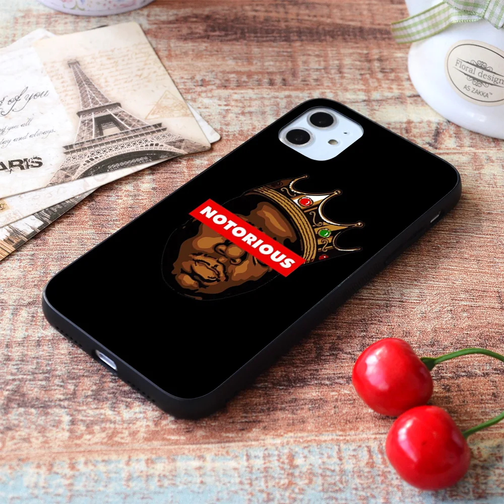 

For iPhone Notorious B.I.G Soft TPU Border Apple iPhone Case