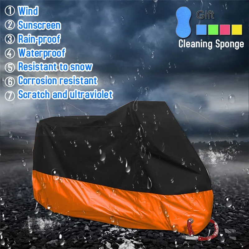 Чехол для мотоцикла велосипеда всесезонные Водонепроницаемый пыле защищают от