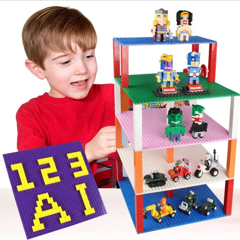 

Building Blocks 32*32 Dots Double-sided Baseplates Bricks DIY Colorful Pillars Base Plate Compatible All Brands Classic Blocks