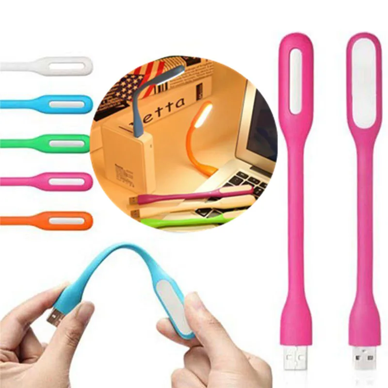 

Mini USB Flexible LED Book Lamp 5V 1.2W Brightness Reading Lights Portable Easy Carrier Support for Computer Power Bank Laptop