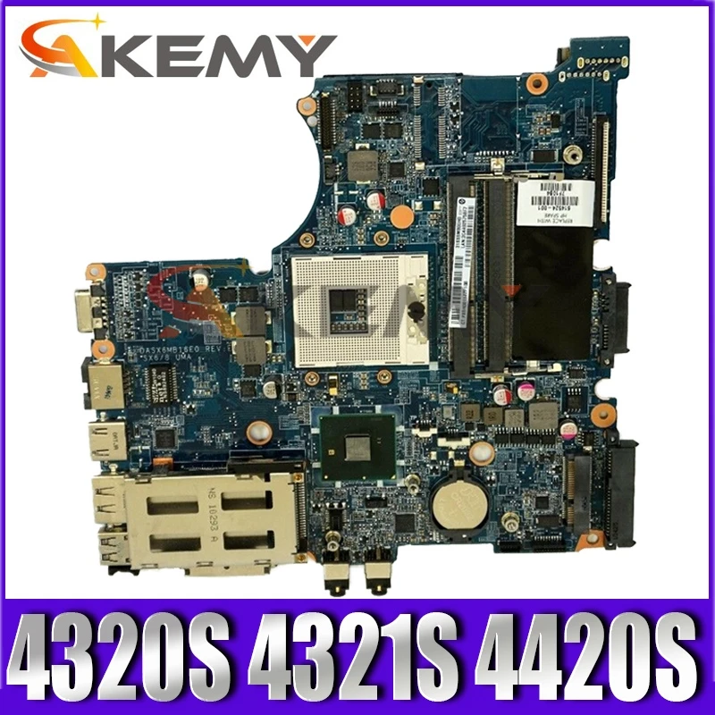 

AKemy Laptop motherboard For HP Probook 4320S 4321S 4420S HM57 Mainboard 599520-001 599520-001 DASX6MB16E0 DDR3