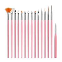 15pcsset nail brush nail art gel brush nail polish painting drawing nails accessories tool everything for manicure starter kit