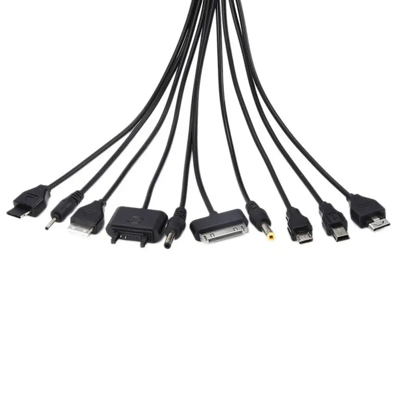 Универсальный USB-кабель 10 в 1 для зарядки и передачи данных с несколькими