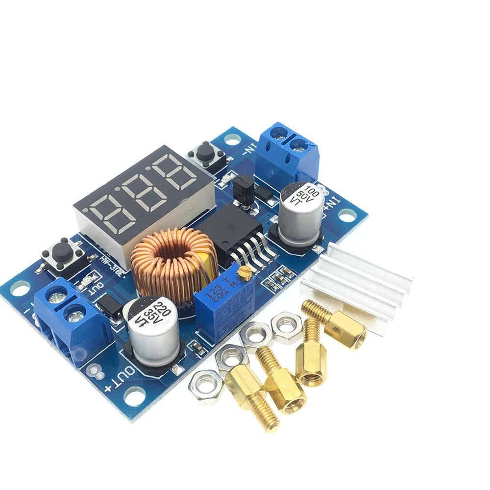 5A 75 Вт XL4015 DC конвертер Регулируемый понижающий модуль 4 0 38V до 1 25 V 36V DIY Бак