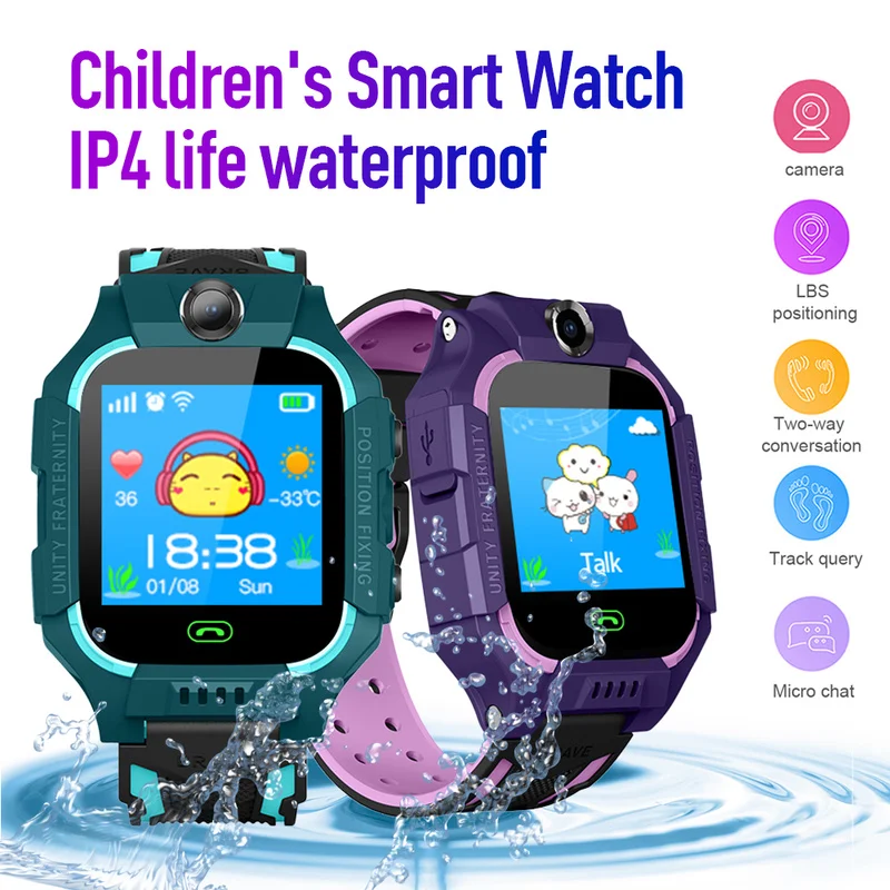 Умные часы с защитой от потери многофункциональные детские цифровые наручные