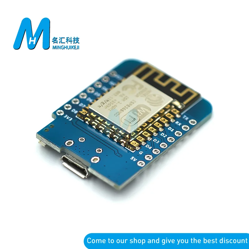 Плата разработки CH340G CH340 ESP8266 ESP-12 V2 USB WeMos D1 Mini PRO V3.0.0 WIFI плата NodeMCU Lua IOT 3 В с