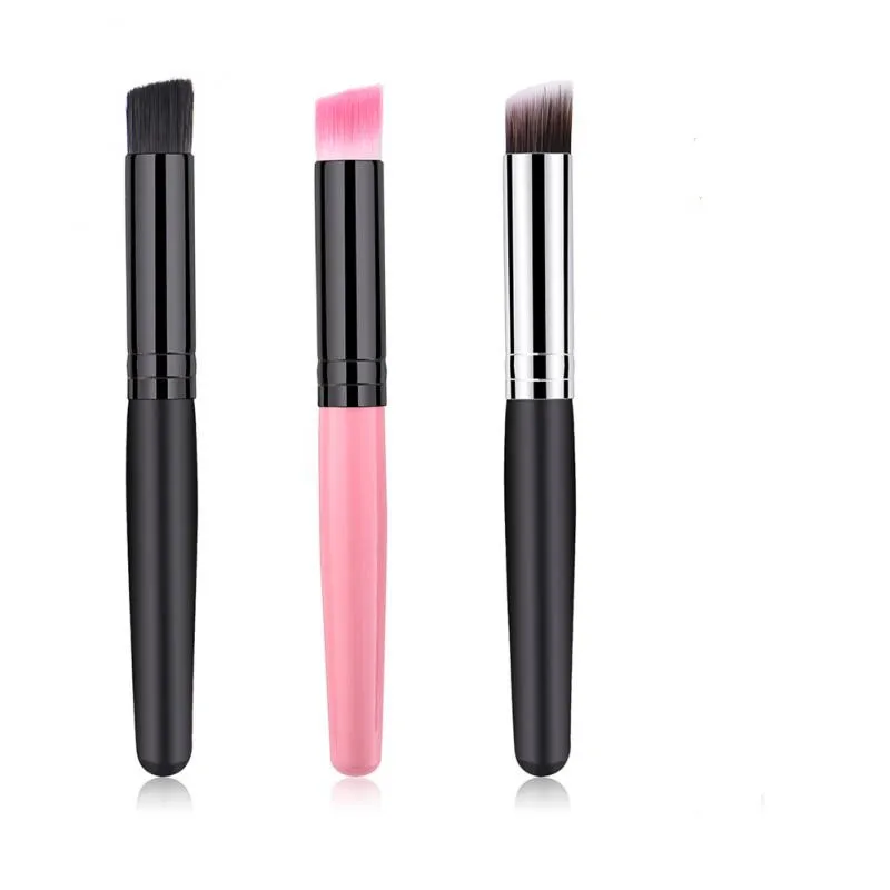 1 шт. кисть для тональной основы с косой головкой пудры консилера жидкой кисти