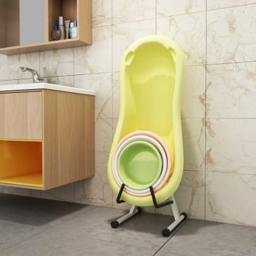 

Washbasin Stand Floor-to-ceiling Washbasin Rack Bathtub Shelf Carbon Steel Storage Rack Bathroom Shelves Organizer