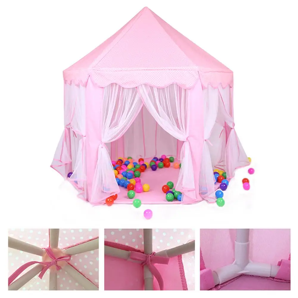 

Princess Tent Castle Play Tent Playhouse For Kids Toddler Indoor Outdoor