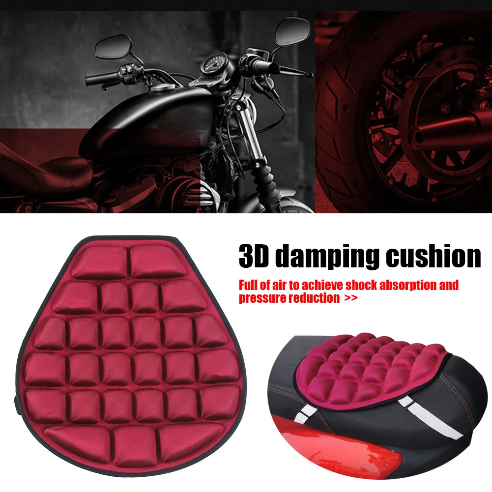 

Motorcycle Sponge cushion Pad Motorcycle3D Shock Absorb Seat Cover Seat Sunscreen Car Non Slip office Cushion Sunscreen Mat