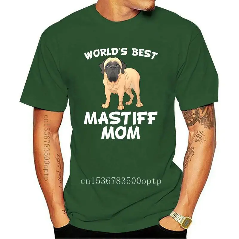 

New Worlds Best English Mastiff Mom Dog Owner T-Shirt