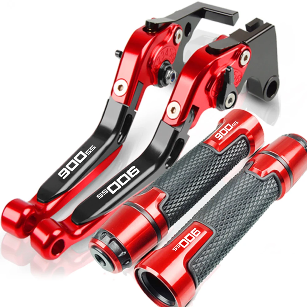 

Motorcycle Lever Handle Grips Set Anti Vibration FOR DUCATI 900SS 900 ss 1991 1992 1993 1994 1995 1996 1997 Brake Clutch Levers
