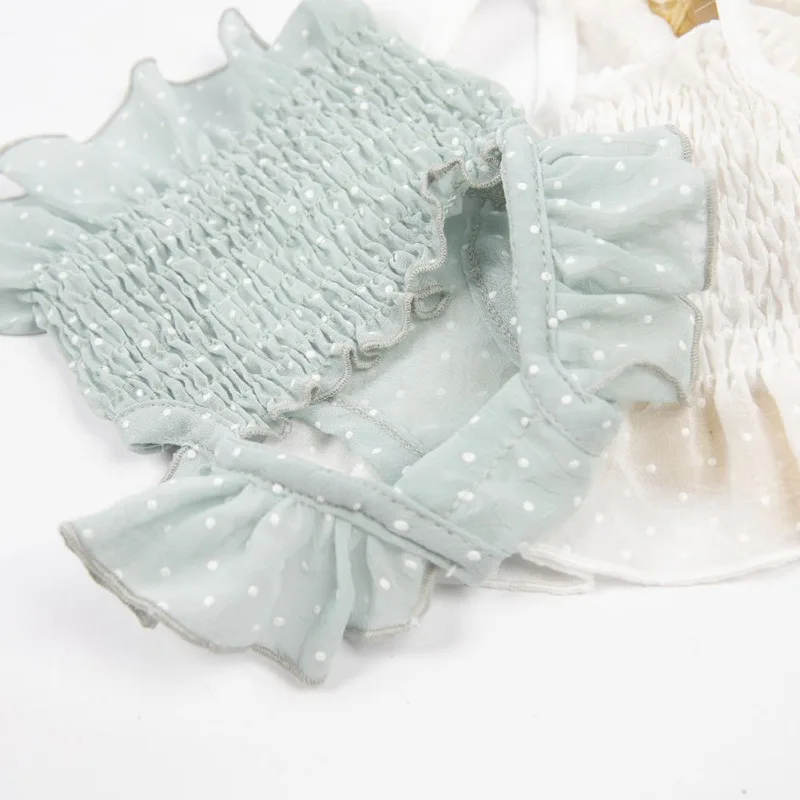 

Pet Clothes Little Chiffon Navel Dress Short Sling Teddy Than Panda Clothes Pet Vest Pet Dress Girl Pet Puppy Princess Skirt N