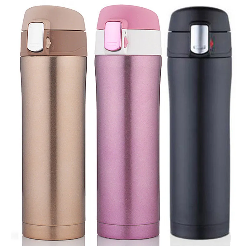 ASFULL новый дизайн двухслойные Термосы Из Нержавеющей Стали 450 мл кружка для