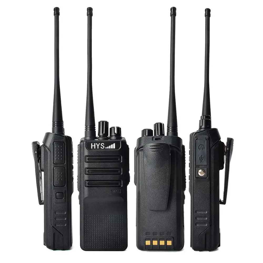 

2 Packs HYS 10W UHF 400-480 Mhz Walkie Talkie Long Range Handheld Transceiver 3000mAh Ham Radio 16 Channels Two Way Radio