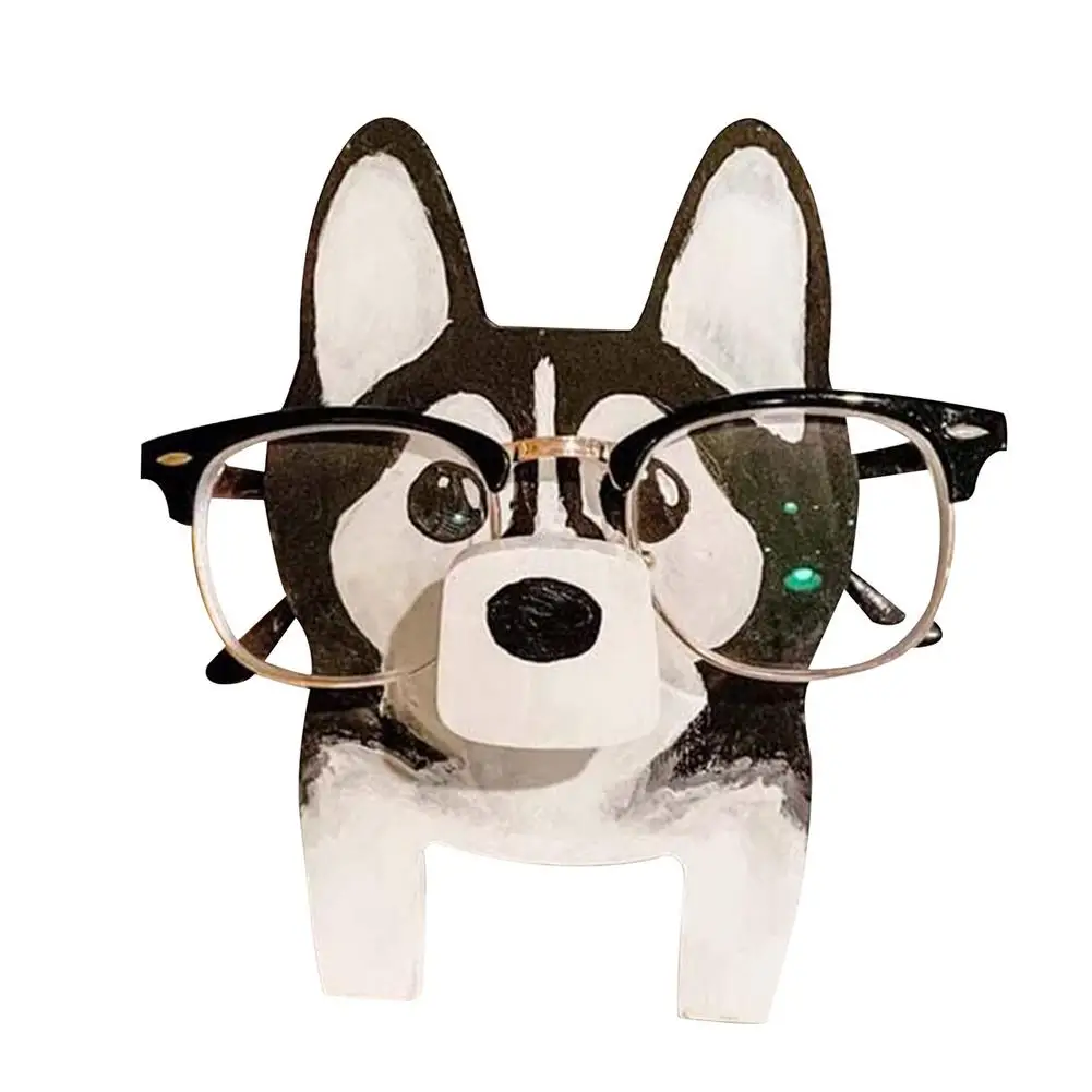 

Creative Animal Glasses Holder Wood Hand Carved Eyeglass Stand Lovely Shape Sunglasses Display Rack Relieve Fatigue Durable Spec