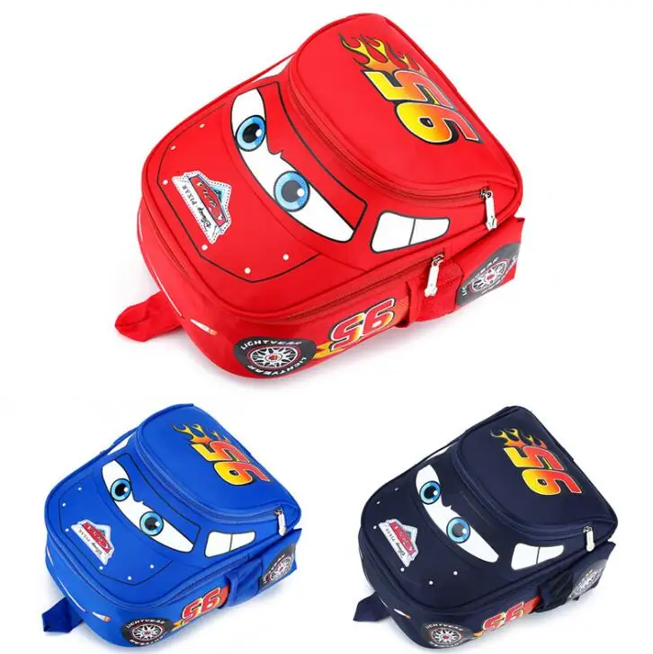 Disney kindergarten cartoon Travel bag 3D waterproof 95 car boys 2-5 years old children backpack | School Bags